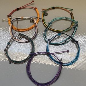 7 pieces bundle Rope bracelets NWOT